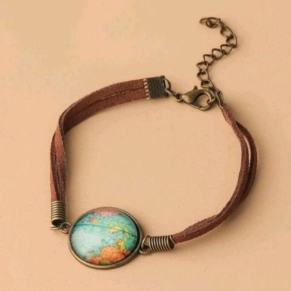 Handmade Map Bracelet